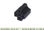 5 pole plastic housing auto connector  DJ7051-6.3-21 